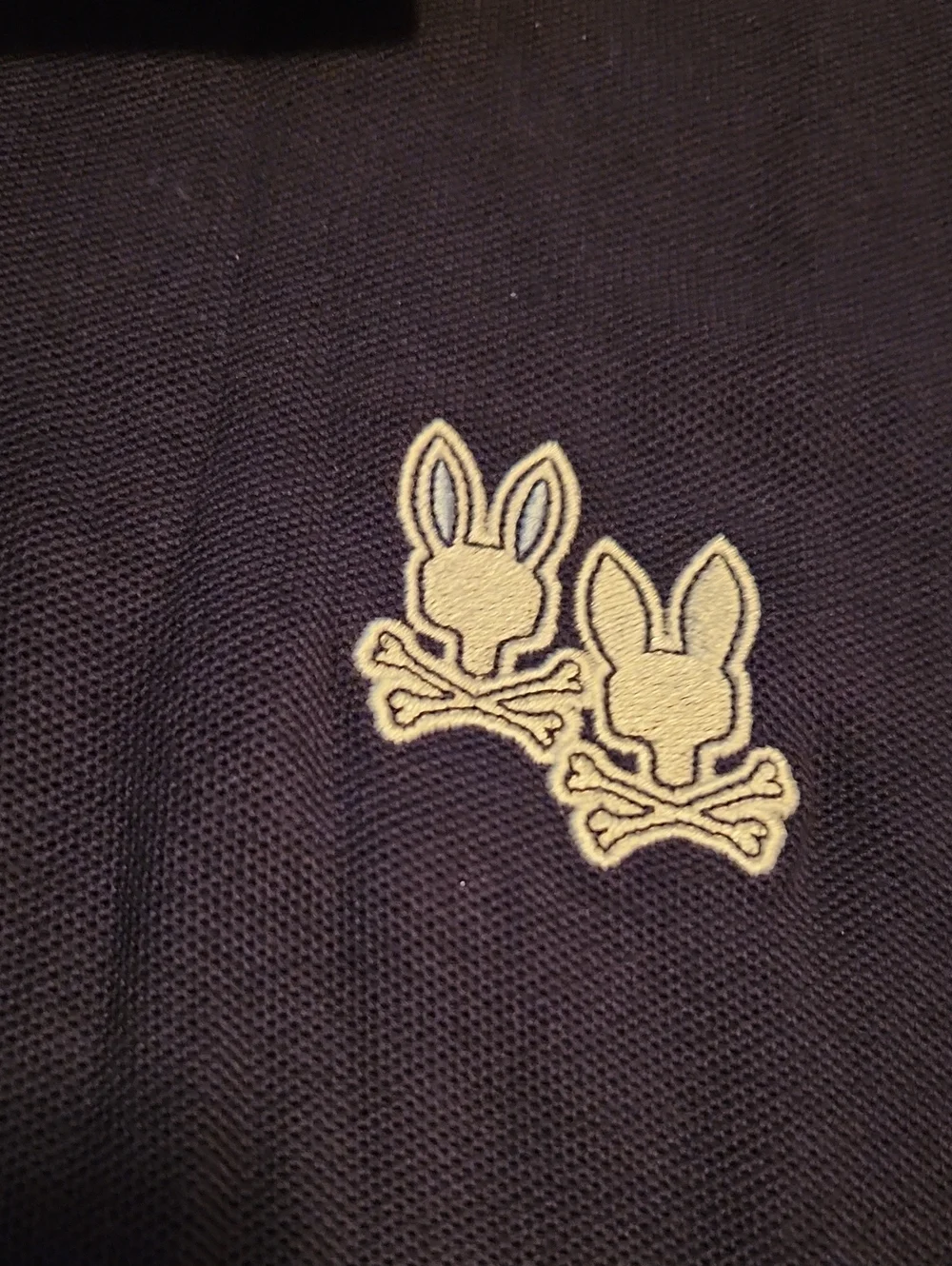 EUC Big Boys Psycho Bunny Navy Polo w/ White Trim (XL Fits Like A LARGE)